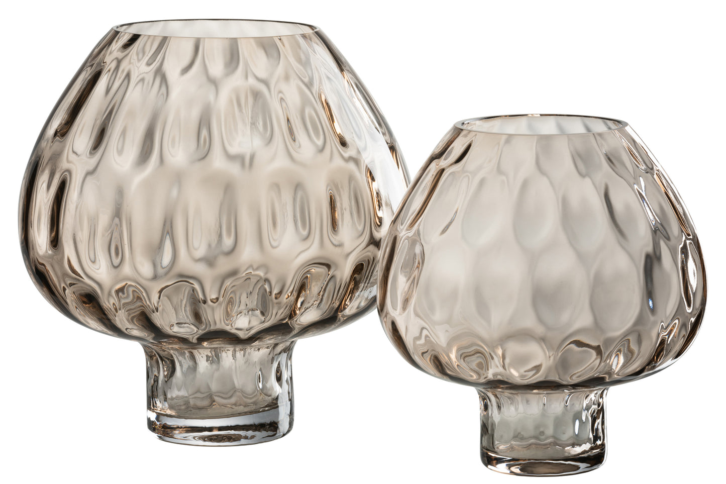 Verre Motif Windlight Ambre Petit 