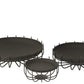 Fire Pit Low Iron Noir Moyen 