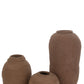 Vaas Papier Mache Bruin Medium