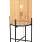 Lampe Debout Bambou/Métal Nat 