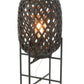 Lampadaire Bambou Noir 