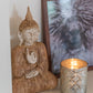 Buddha Sitting Poly Natural/Beige Small 