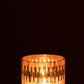 Windlight Chic Glass Brown/Gold Medium 