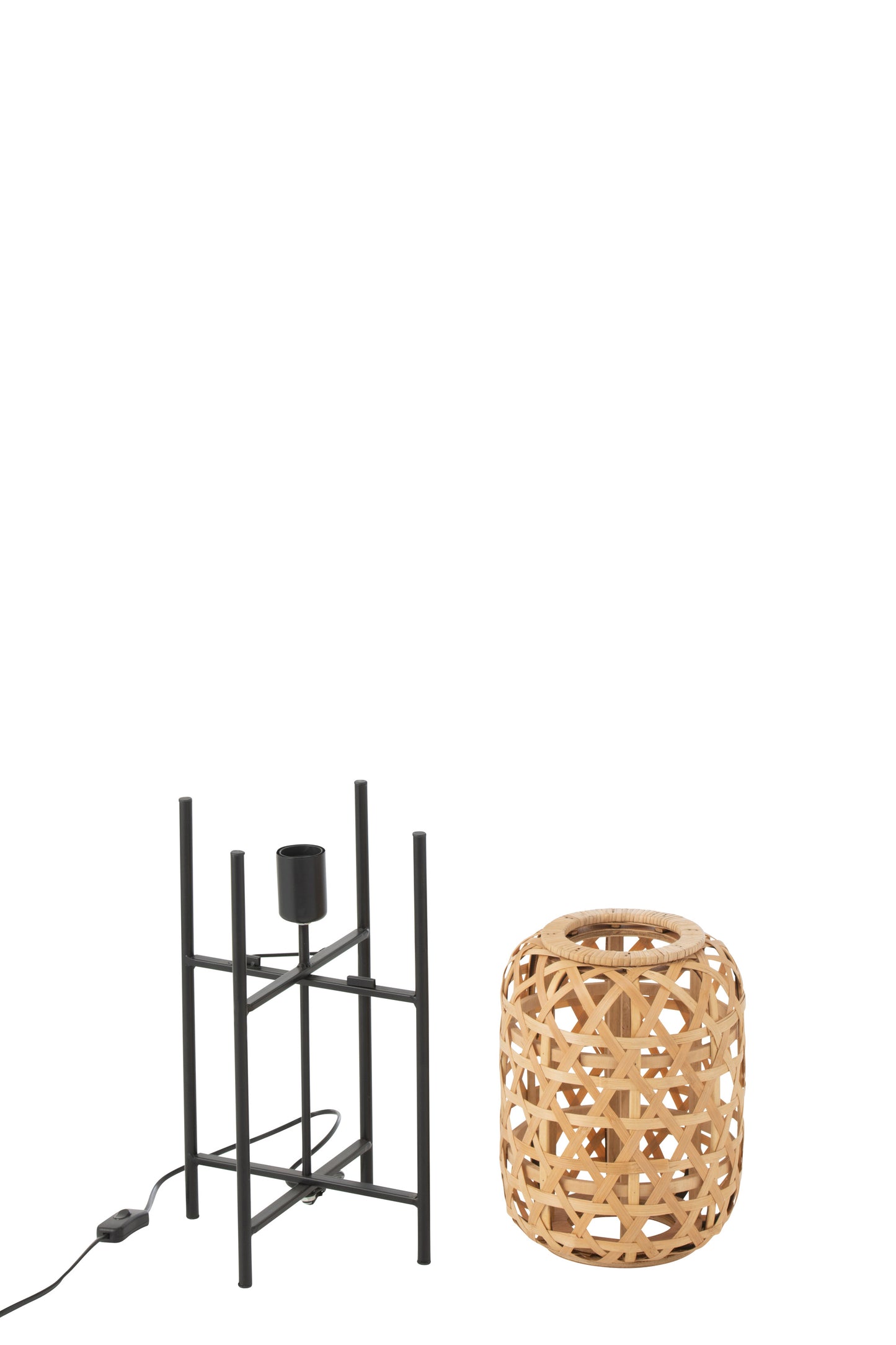 Lampe Sur Socle Bambou Naturel Small 