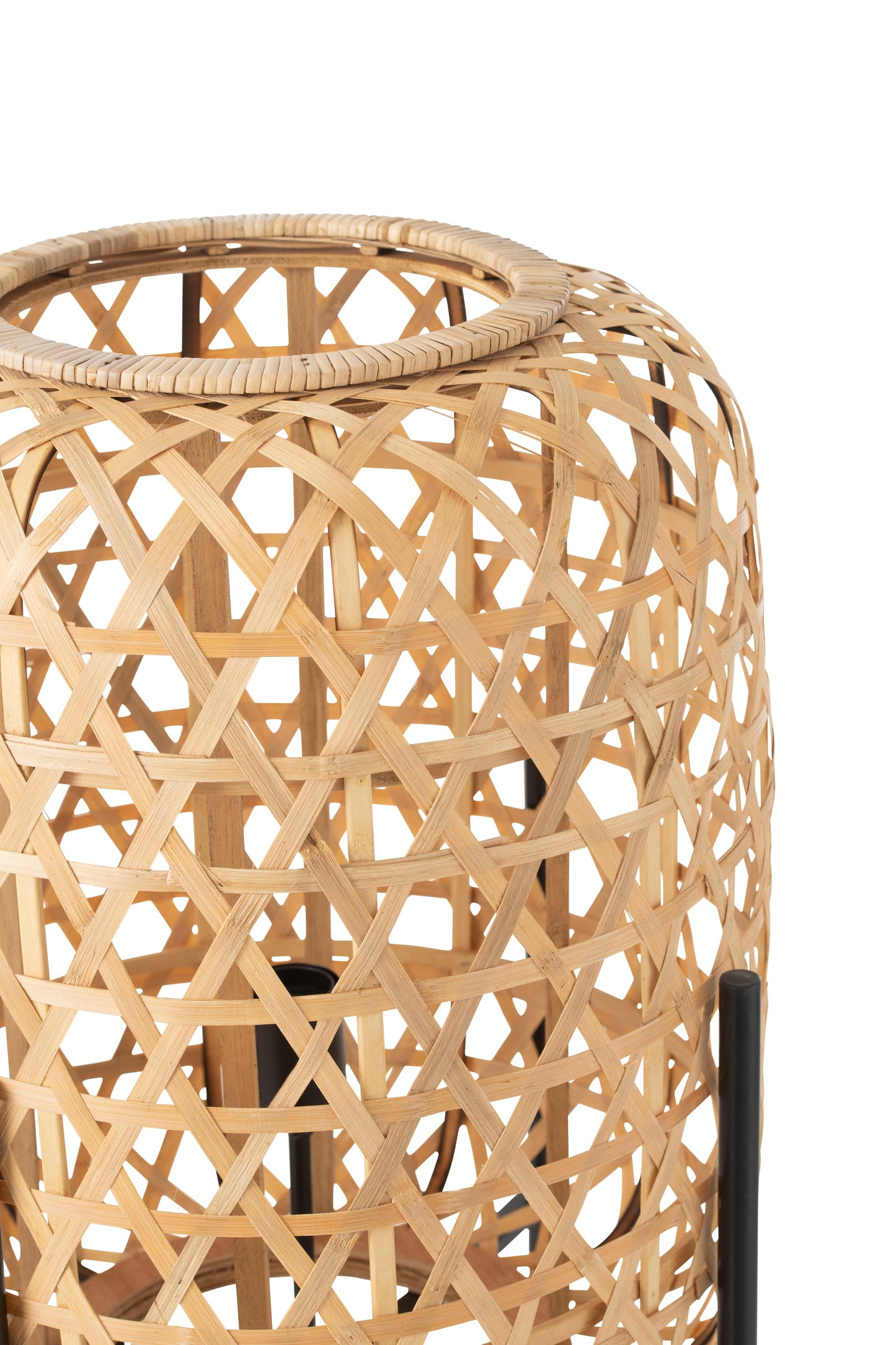Lamp On Foot Bamboo Natural Large 