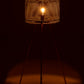 Lampe Trépied Haute Métal Doré Large 