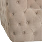 Sofa 3 Zit Knopen Suede Beige