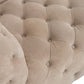 Sofa 3 Zit Knopen Suede Beige