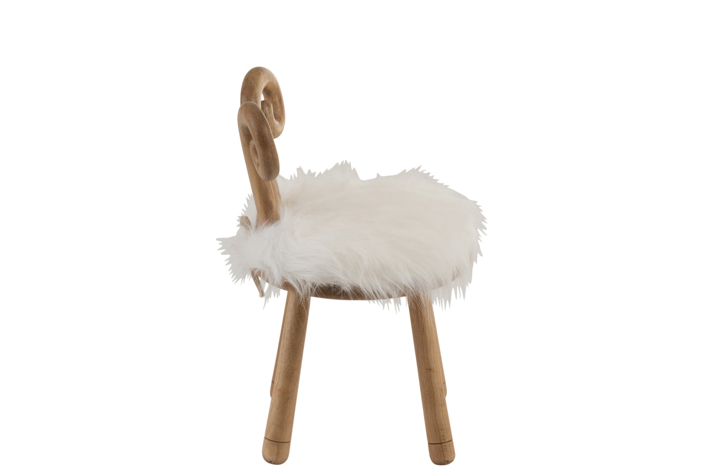 Chair Ear Sheep Wood Natural 