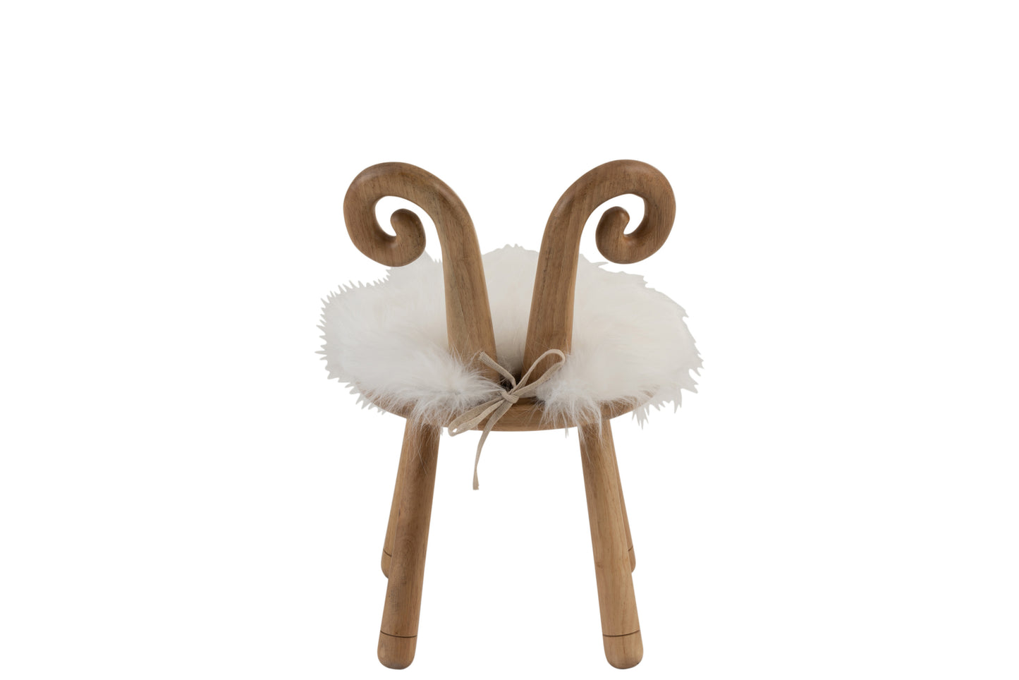 Chair Ear Sheep Wood Natural 