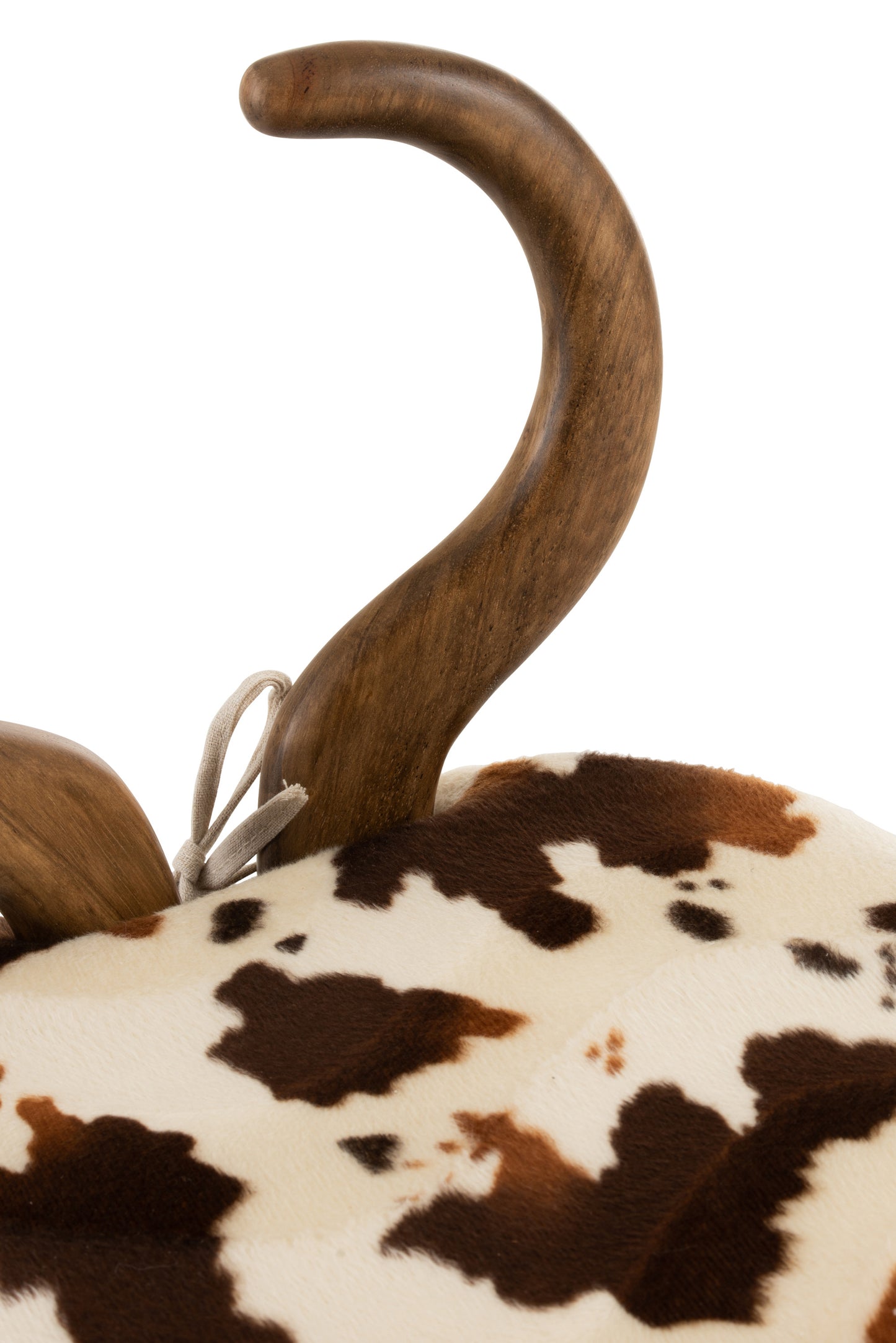 Chair Ear Cow Wood Brown 