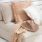 Zetel 1 Zit Poef Linnen Beige