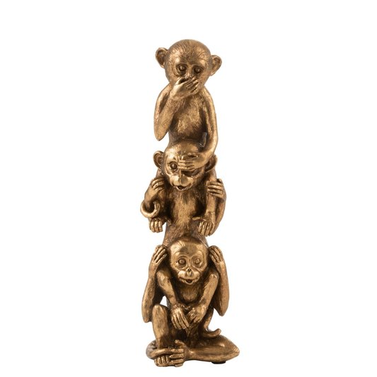 figuur figuren aap interieur horen zien zwijgen decoratie felika