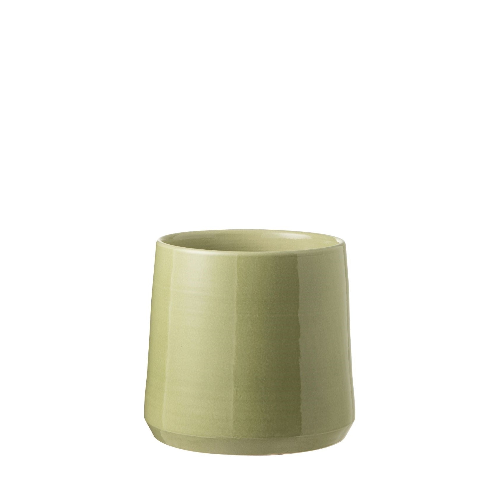Bloempot Rond Keramiek Groen Large