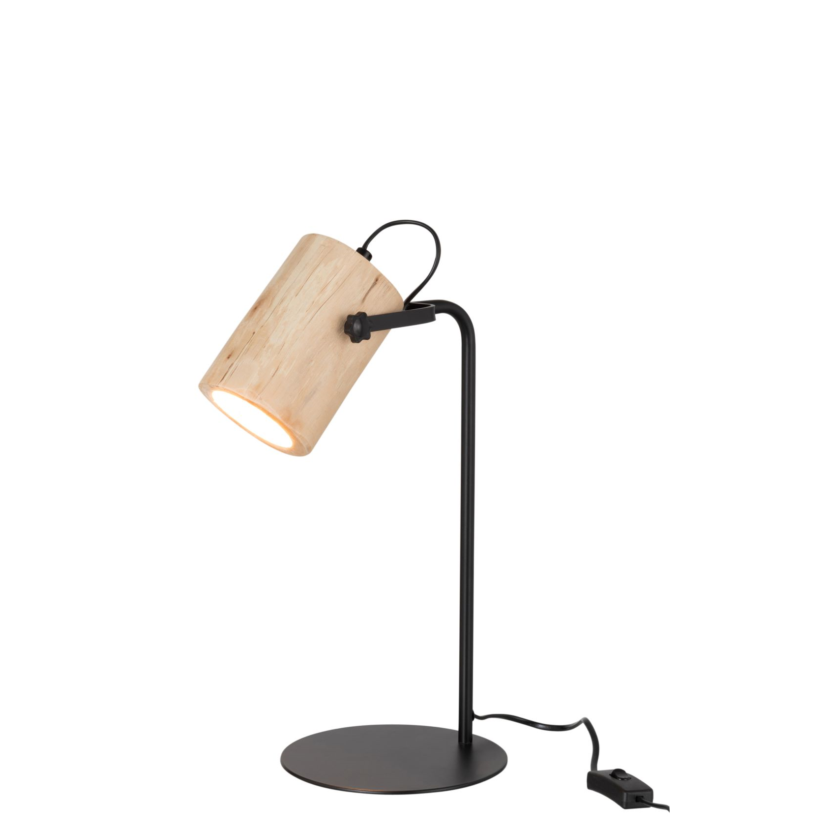 Bureaulamp Silas Berangan Hout Naturel Jline Felika
