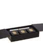 Huile parfumée Midnight Deluxe Sapphire Amber Tea 3X50Ml Noir/Or 