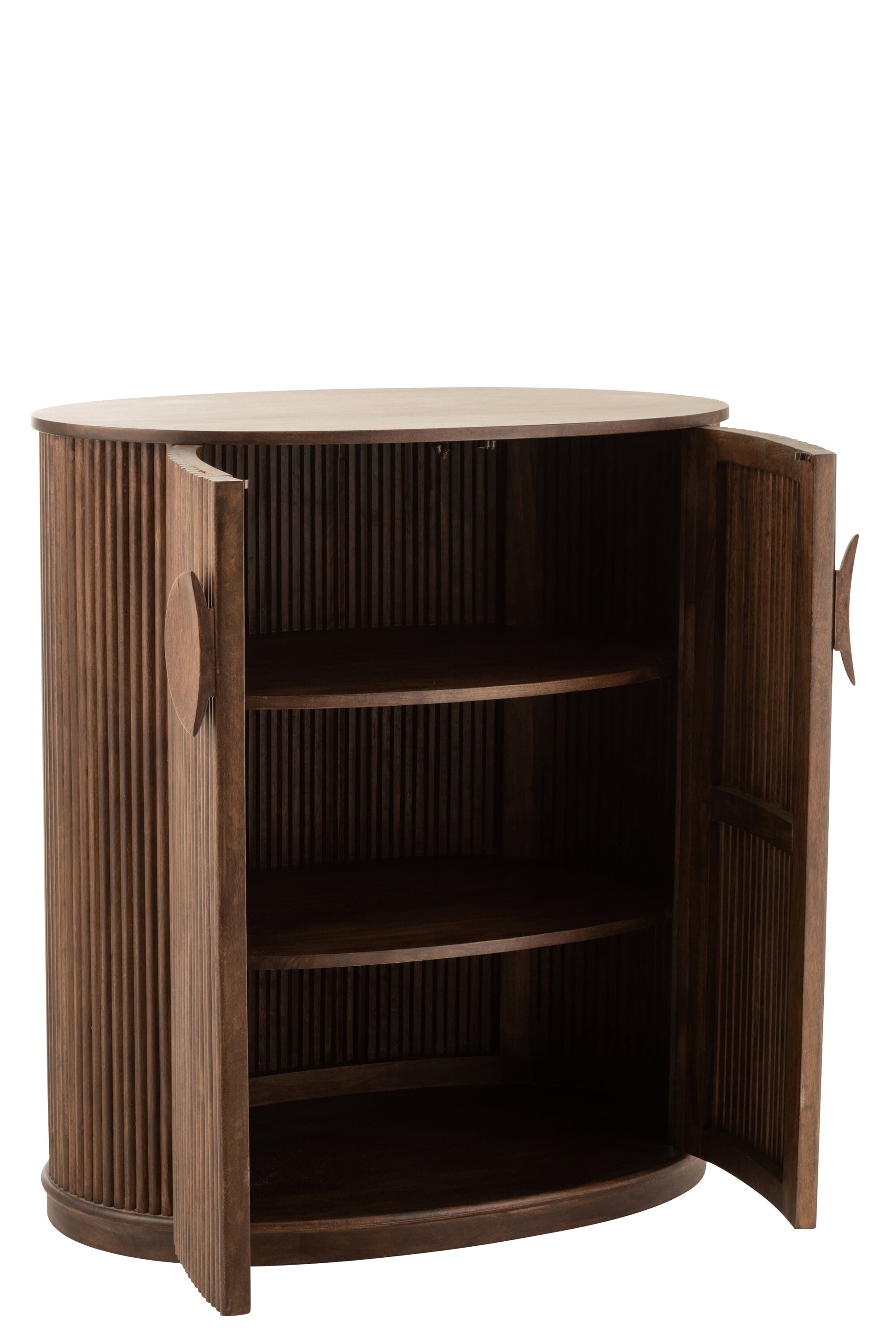 Kast Reyi Mango Hout Donker Bruin open