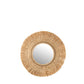 Spiegel Hangend Rond Riet Raffia Naturel