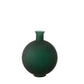 Vase Boule Verre Vert Mat Large 